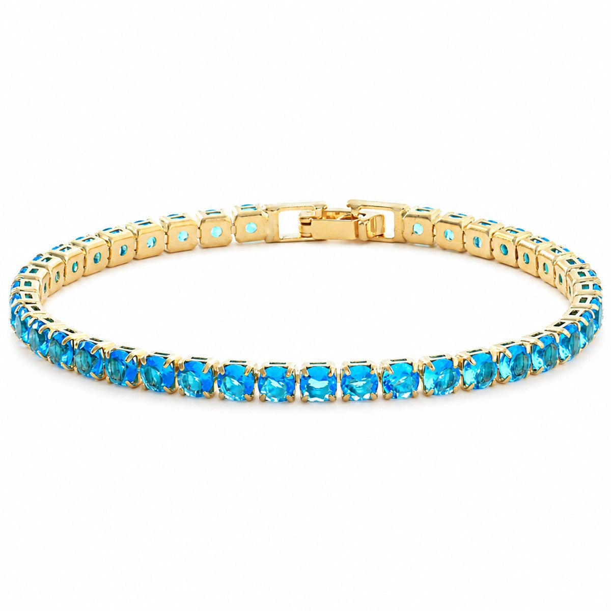 Hip Hop Tennis Zircon Chain Bracelet for Men and Women, Simple Fashion Jewelry