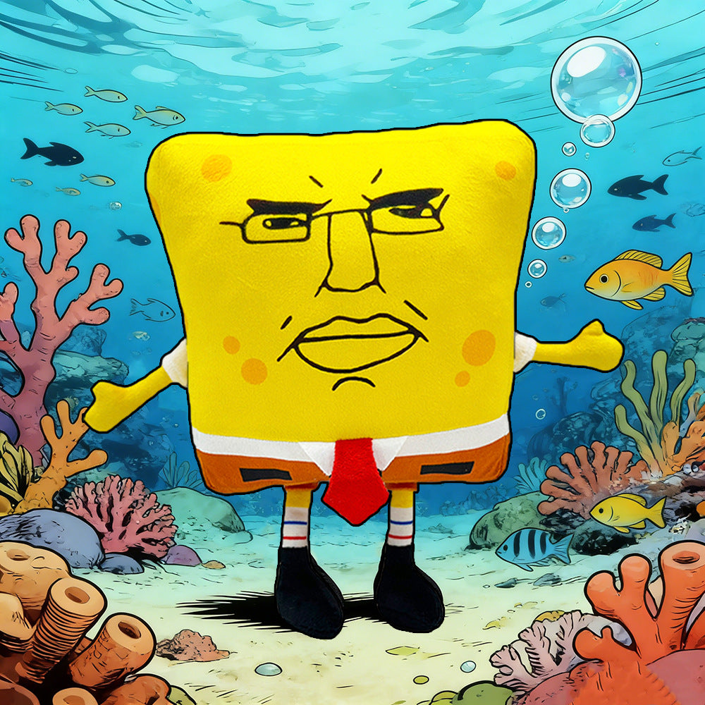Chudbob Plush Funny Sponge Uncle Stuffed Toy