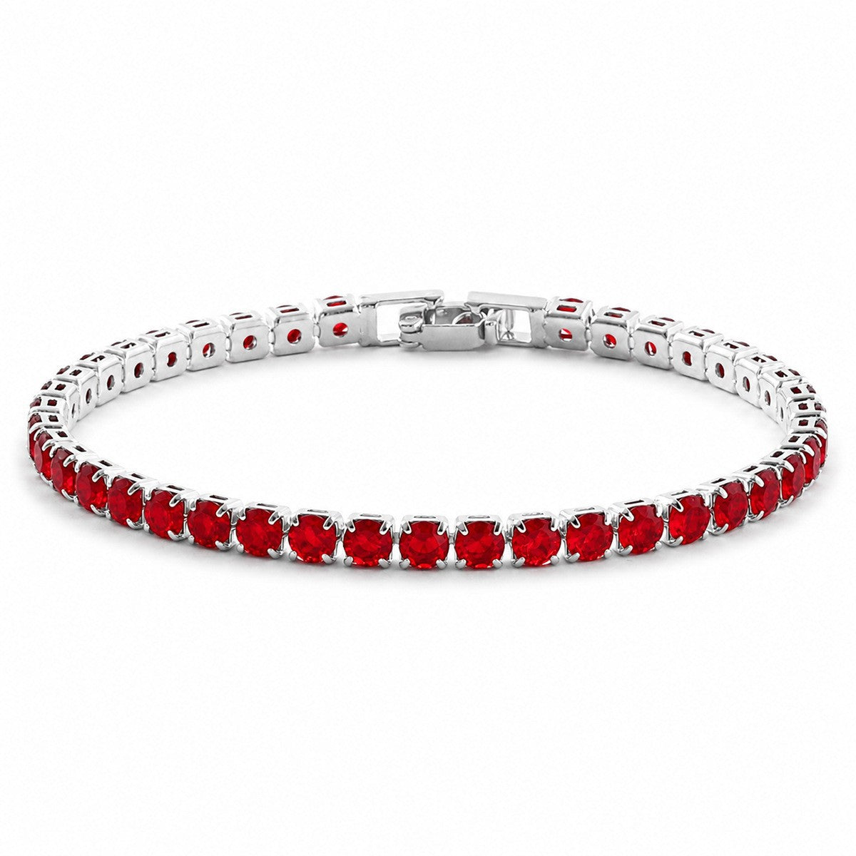 Hip Hop Tennis Zircon Chain Bracelet for Men and Women, Simple Fashion Jewelry