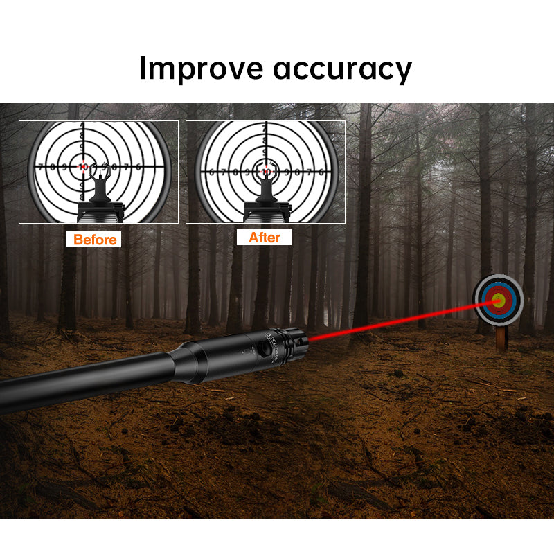 Laser Collimation Kit for Calibers .177 and .22 up to 12GA, Universal Laser Collimator