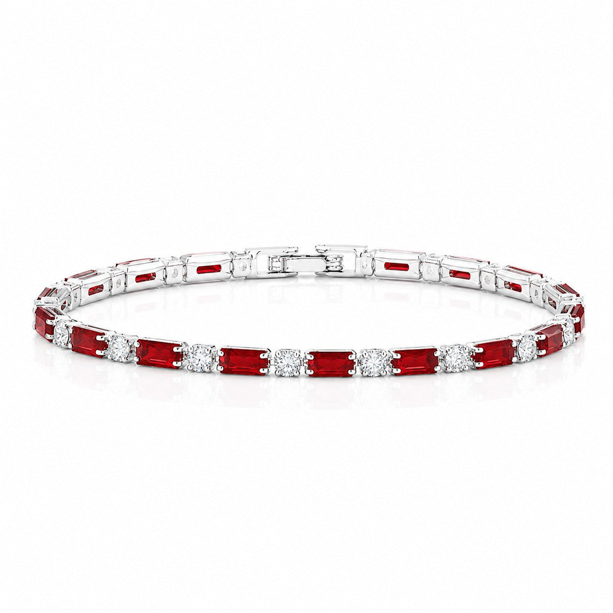 Hip Hop Tennis Zircon Chain Bracelet for Men and Women, Simple Fashion Jewelry