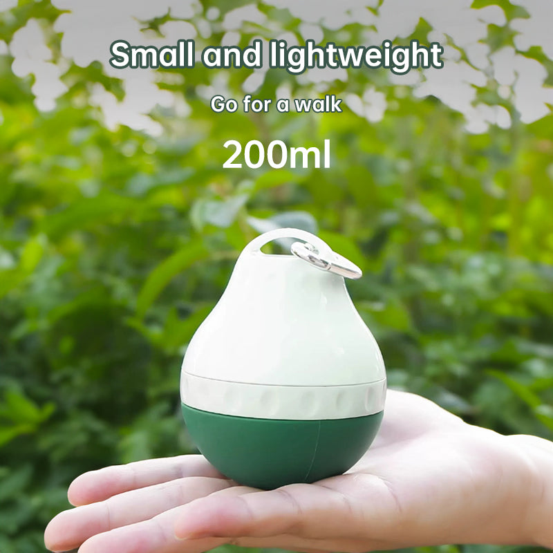 Portable Dog Water Dispenser with Bowl - Tear-Drop Design Lightweight Pet Water Bottle for Travel, Hiking, Outdoor