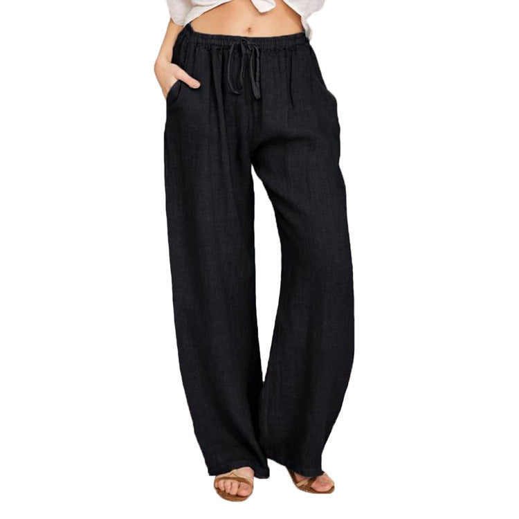 Casual Loose Wide-Leg Straight Pants for Women