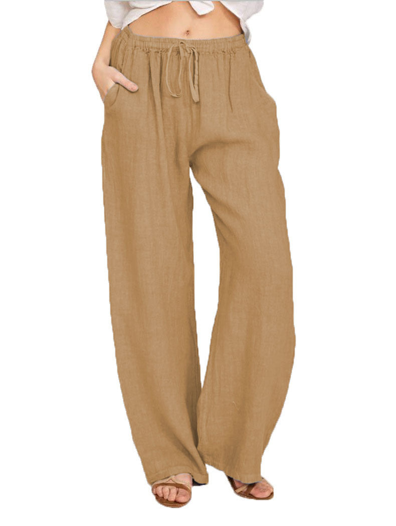Casual Loose Wide-Leg Straight Pants for Women