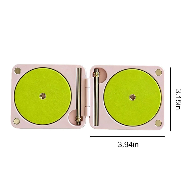 Portable Double Yarn Winder Spinner Foldable Yarn Holder for Knitters & Crocheters