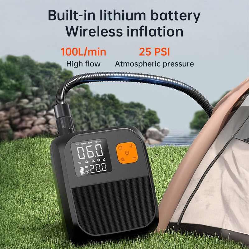 8000mAh Electric Paddle Pump, 25PSI Two-Stage Inflator for Kayaks & Inflatables