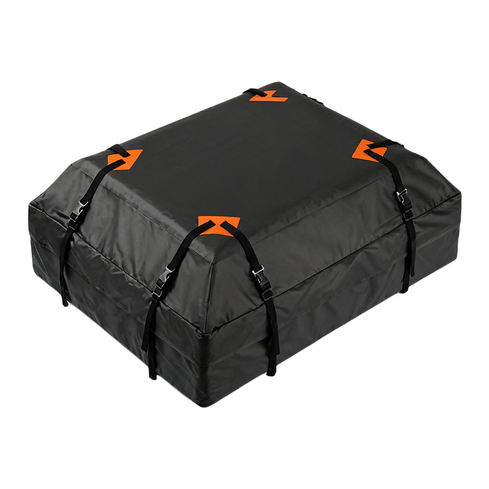Car Roof Bag 420D Reinforced Oxford Fabric Waterproof Sun Protection Camping Outdoor Luggage Storage Bag