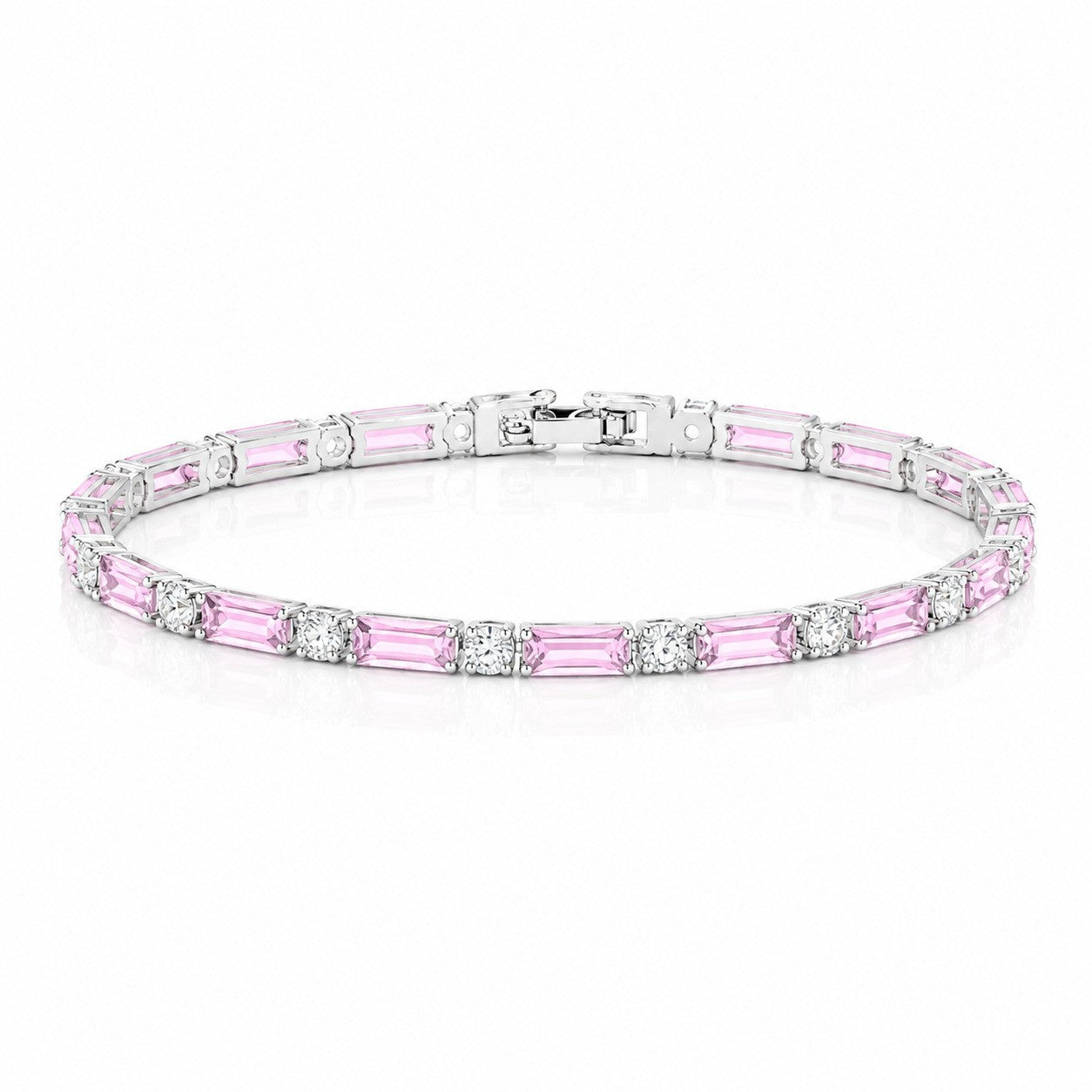 Hip Hop Tennis Zircon Chain Bracelet for Men and Women, Simple Fashion Jewelry