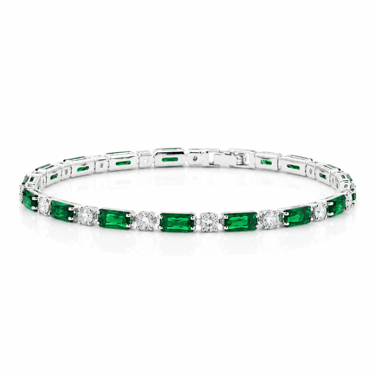 Hip Hop Tennis Zircon Chain Bracelet for Men and Women, Simple Fashion Jewelry