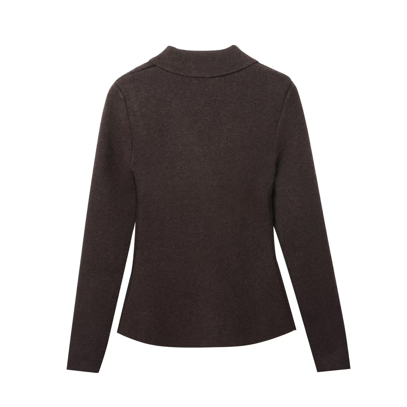 Button Knit Suit Set for Women – Smart Casual Two-Piece Outfit