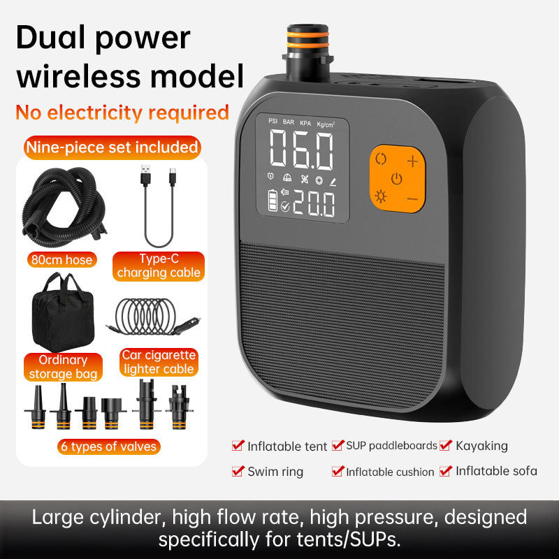 8000mAh Electric Paddle Pump, 25PSI Two-Stage Inflator for Kayaks & Inflatables