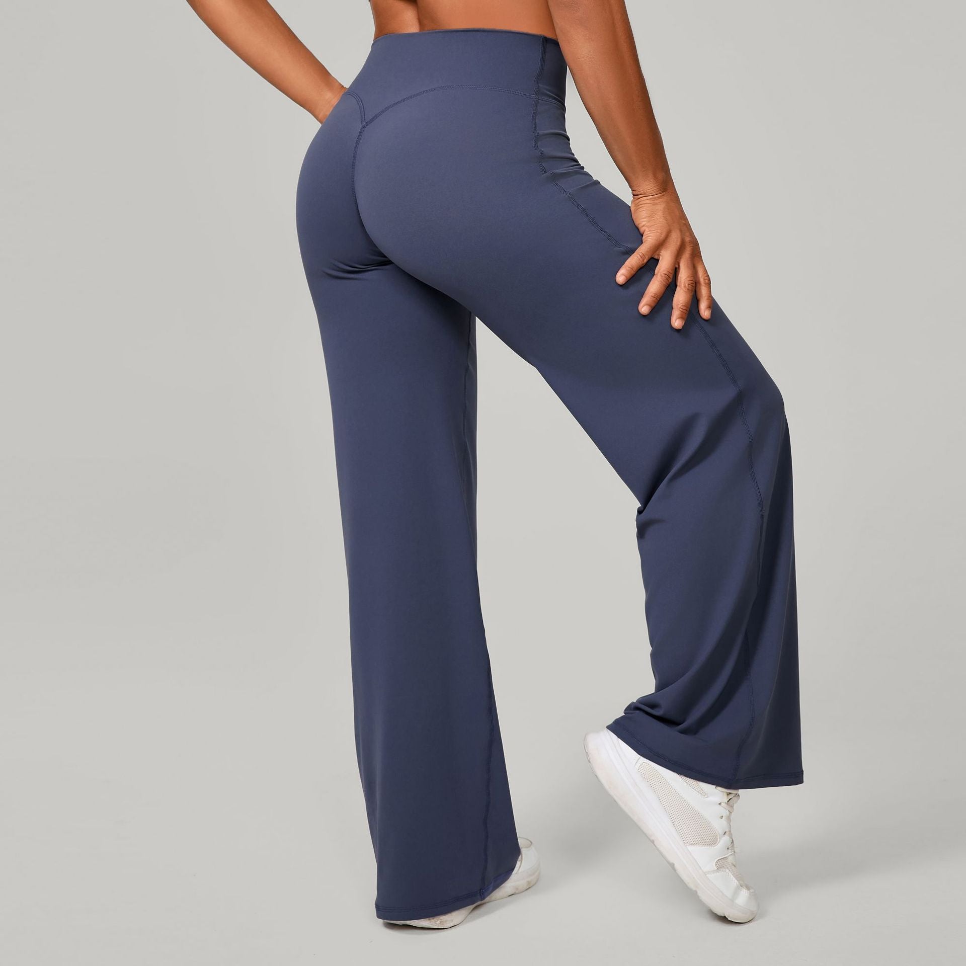 Comfortable High-Waisted Straight Leg Yoga Pants for Women