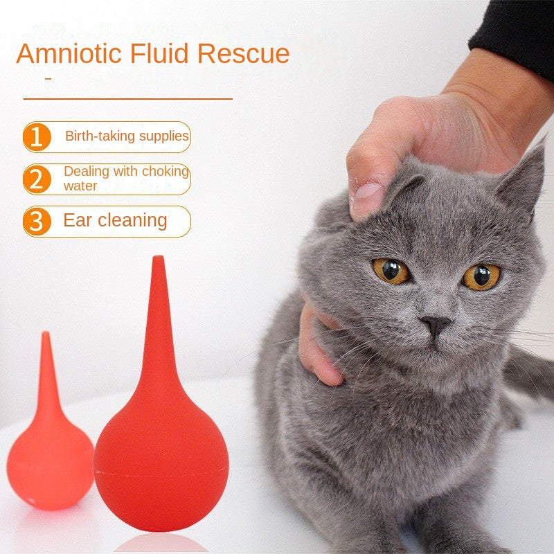 Suction Device for Cats and Dogs, Pet Nasal Aspirator,  Emergency Rescue Cup for Choking, Pet Cleaning Kit