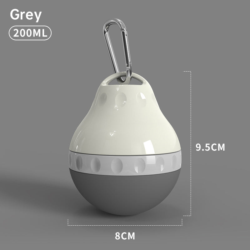Portable Dog Water Dispenser with Bowl - Tear-Drop Design Lightweight Pet Water Bottle for Travel, Hiking, Outdoor