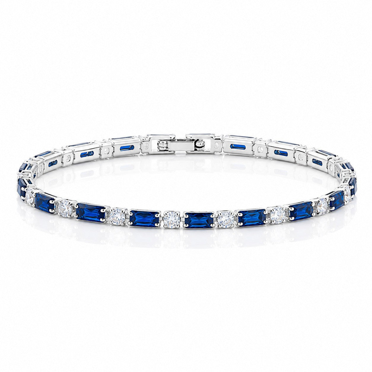 Hip Hop Tennis Zircon Chain Bracelet for Men and Women, Simple Fashion Jewelry