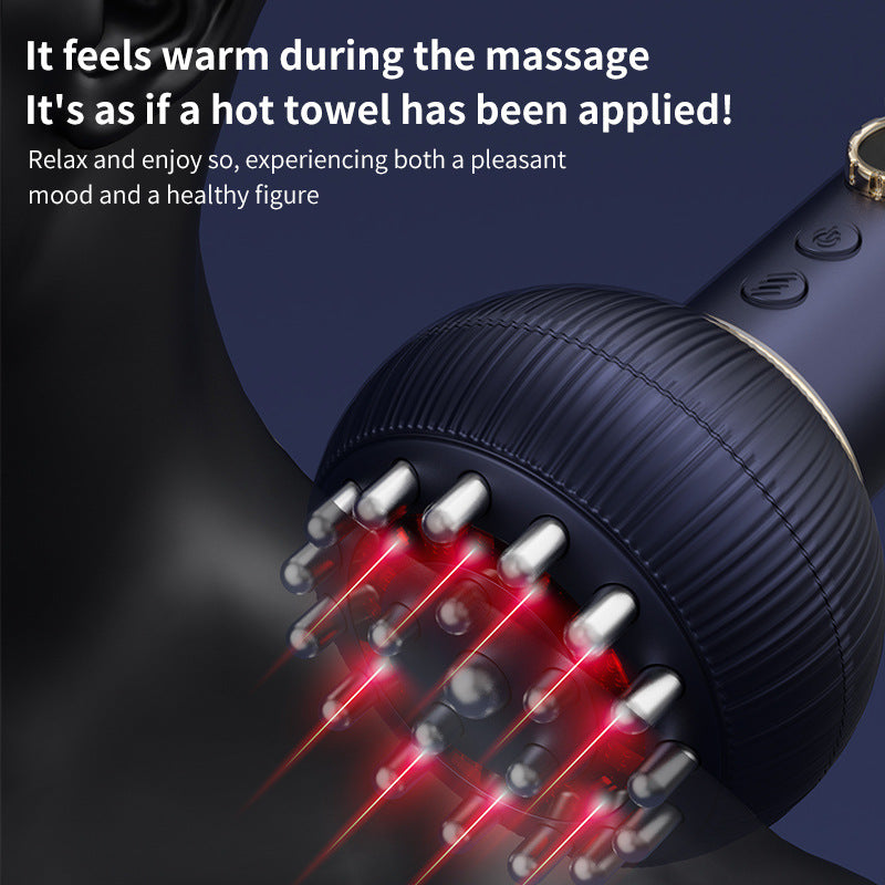 Meridian-activating Scraping and Brushing Instrument for Shoulder and Neck, Full Body Massage