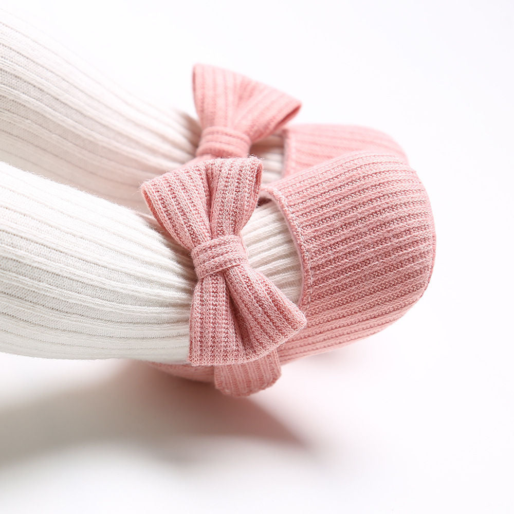 Cute Flower Design Soft Sole Baby Shoes for Toddlers, Breathable Cloth Shoes