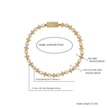 4MM Tennis Chain, 6MM Copper Zirconia Star Hip-hop Necklace, 8MM Starburst Bracelet Anklet, Factory