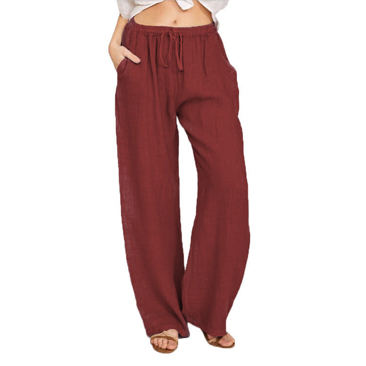 Casual Loose Wide-Leg Straight Pants for Women