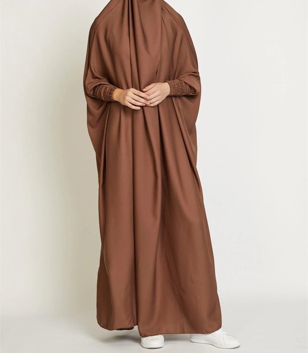 Chic Loose Long Women's Dress Solid Color Casual Plus Size Dress