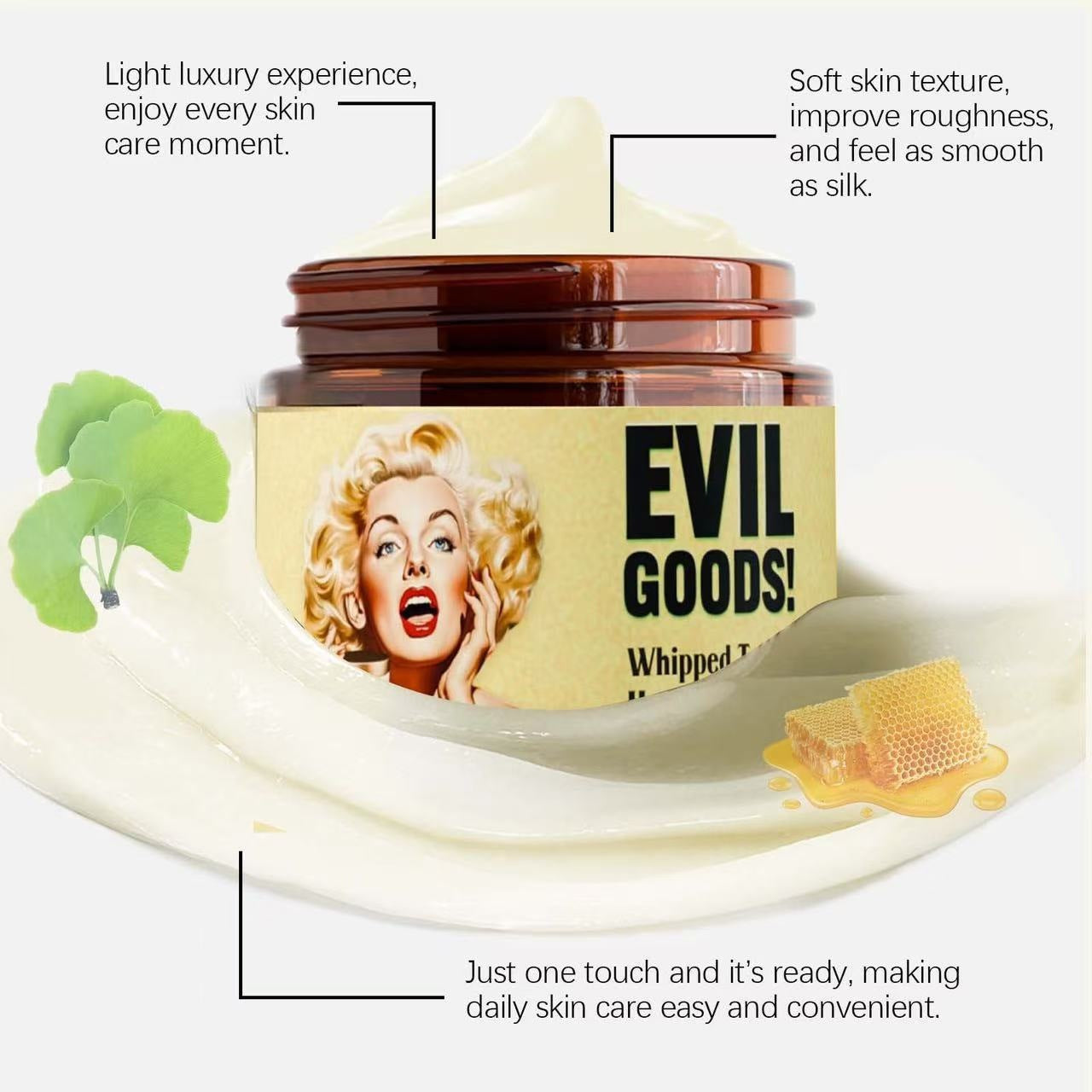 Wow Butter and Manuka Honey Balm Monroe Facial Essence Cream