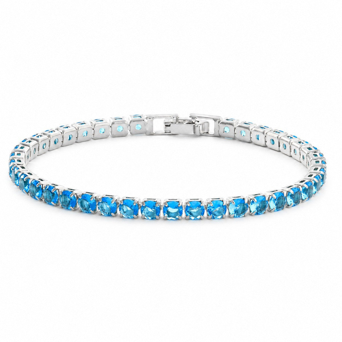 Hip Hop Tennis Zircon Chain Bracelet for Men and Women, Simple Fashion Jewelry
