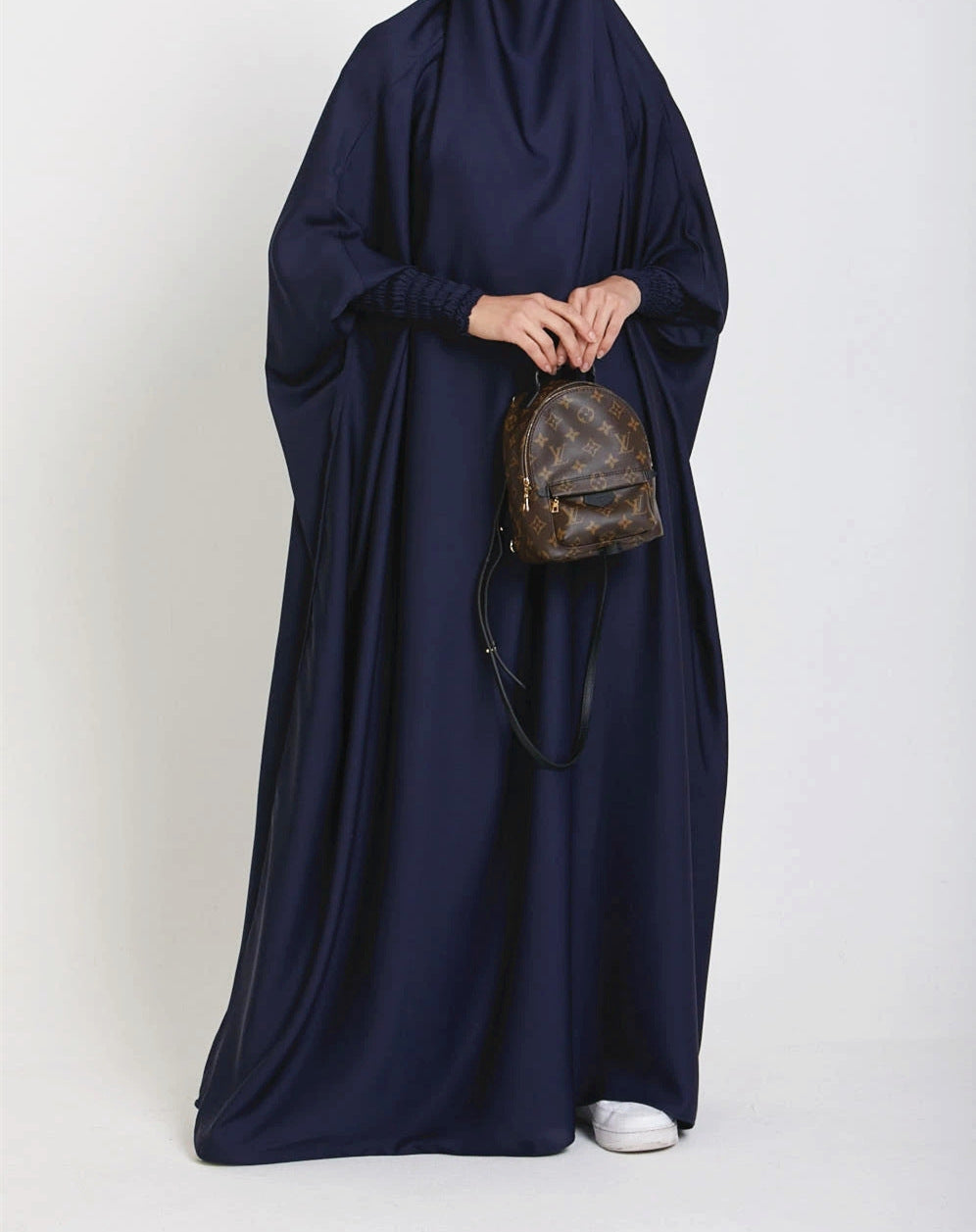 Chic Loose Long Women's Dress Solid Color Casual Plus Size Dress
