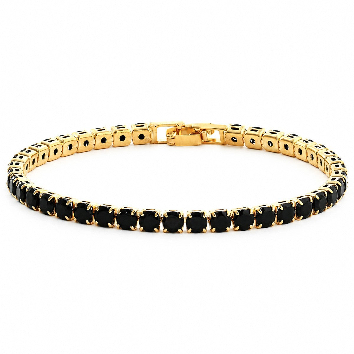 Hip Hop Tennis Zircon Chain Bracelet for Men and Women, Simple Fashion Jewelry