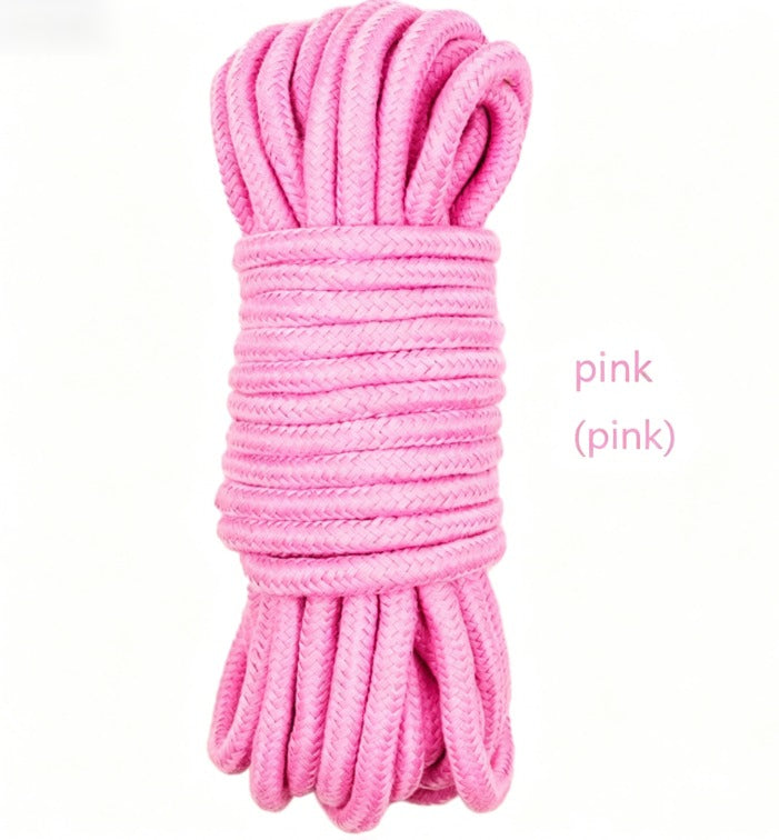 Erotic Bondage Rope for Couples, Intimate Play, 5m/10m Cotton Rope, SM Adult Product