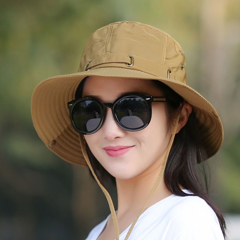 Eight-button head circumference 54-59cm Foldable Breathable Sun Hat