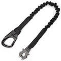 Tactical Bungee Cord - Quick-Release Climbing Buckle, Adjustable Safety Rope with Dual-End Hook for Secure Hanging
