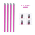 Silicone Head Nail Art Stamping Pen Butterfly Floral DIY Nail Stamp Transfer Tool