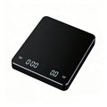 High-Precision Coffee Scale 3kg/0.1g with Timer - Waterproof USB Rechargeable, LED Display, for Espresso & Pour Over