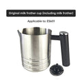 For ES601 ES655 Milk Frother Attachment, Easy Clean Black Coffee Machine Parts, Beverage Preparation Milk Foam Maker Tool