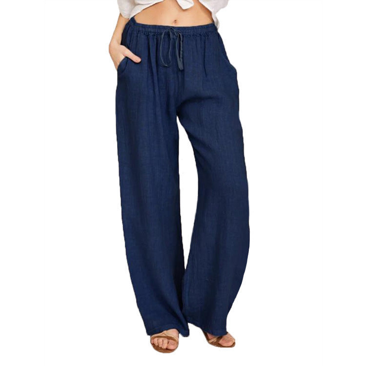 Casual Loose Wide-Leg Straight Pants for Women