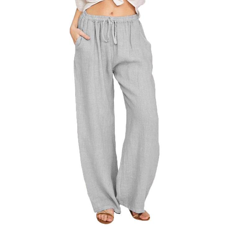 Casual Loose Wide-Leg Straight Pants for Women