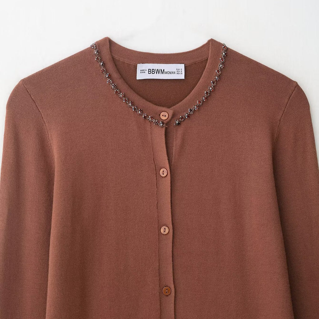 Knit Cardigan Sweater for Women – Casual Layering Top