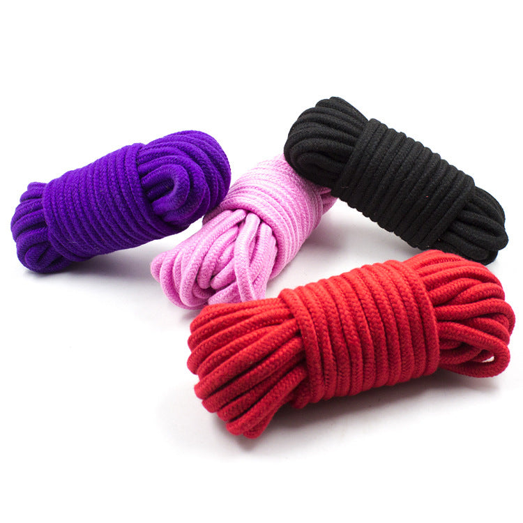 Erotic Bondage Rope for Couples, Intimate Play, 5m/10m Cotton Rope, SM Adult Product