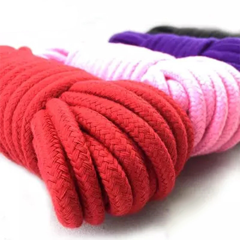 Erotic Bondage Rope for Couples, Intimate Play, 5m/10m Cotton Rope, SM Adult Product