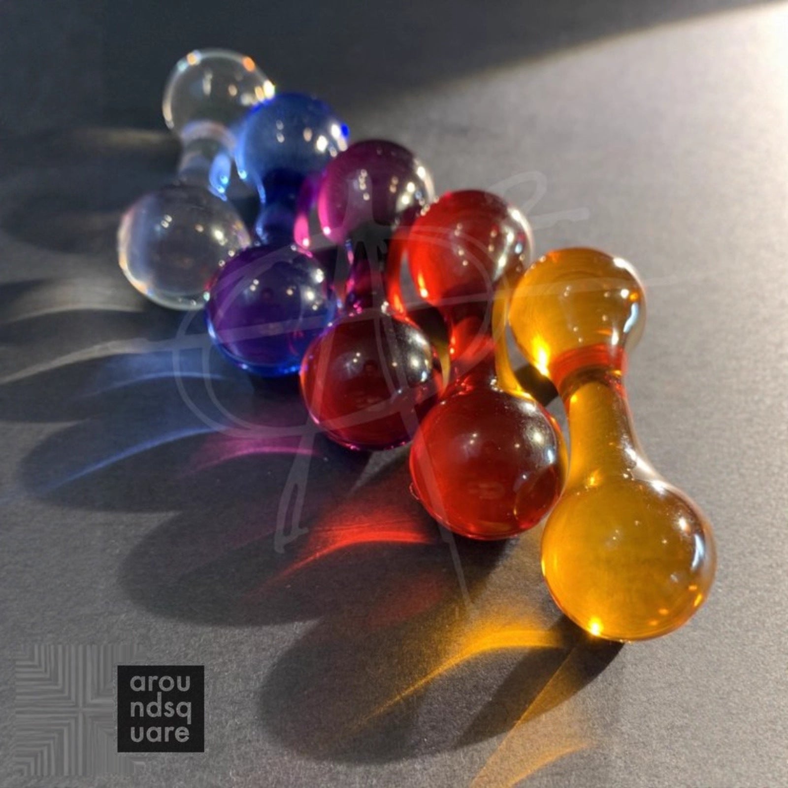 Acrylic Stress Relief Toy EDC Handheld Bone Bead Begleri Finger Toy Fitness Equipment