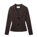 Button Knit Suit Set for Women – Smart Casual Two-Piece Outfit