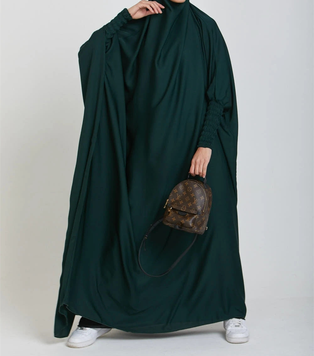 Chic Loose Long Women's Dress Solid Color Casual Plus Size Dress