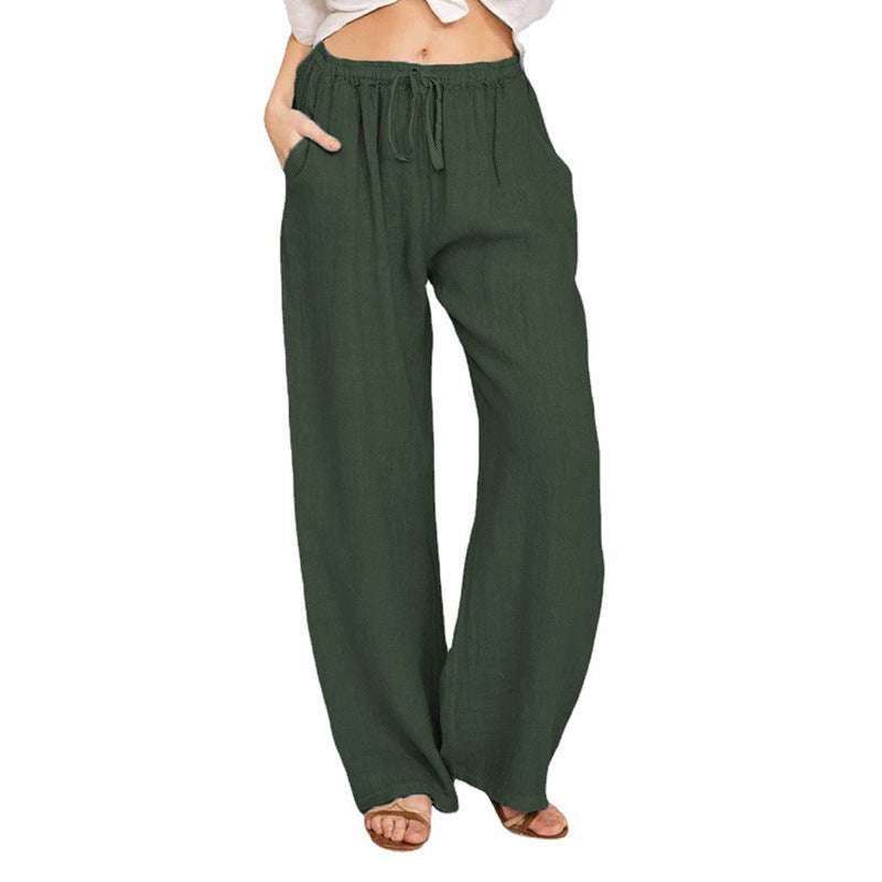 Casual Loose Wide-Leg Straight Pants for Women