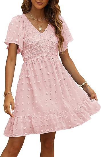 Chic V-Neck Chiffon DressSummer Fashion, Elegant Long Dress