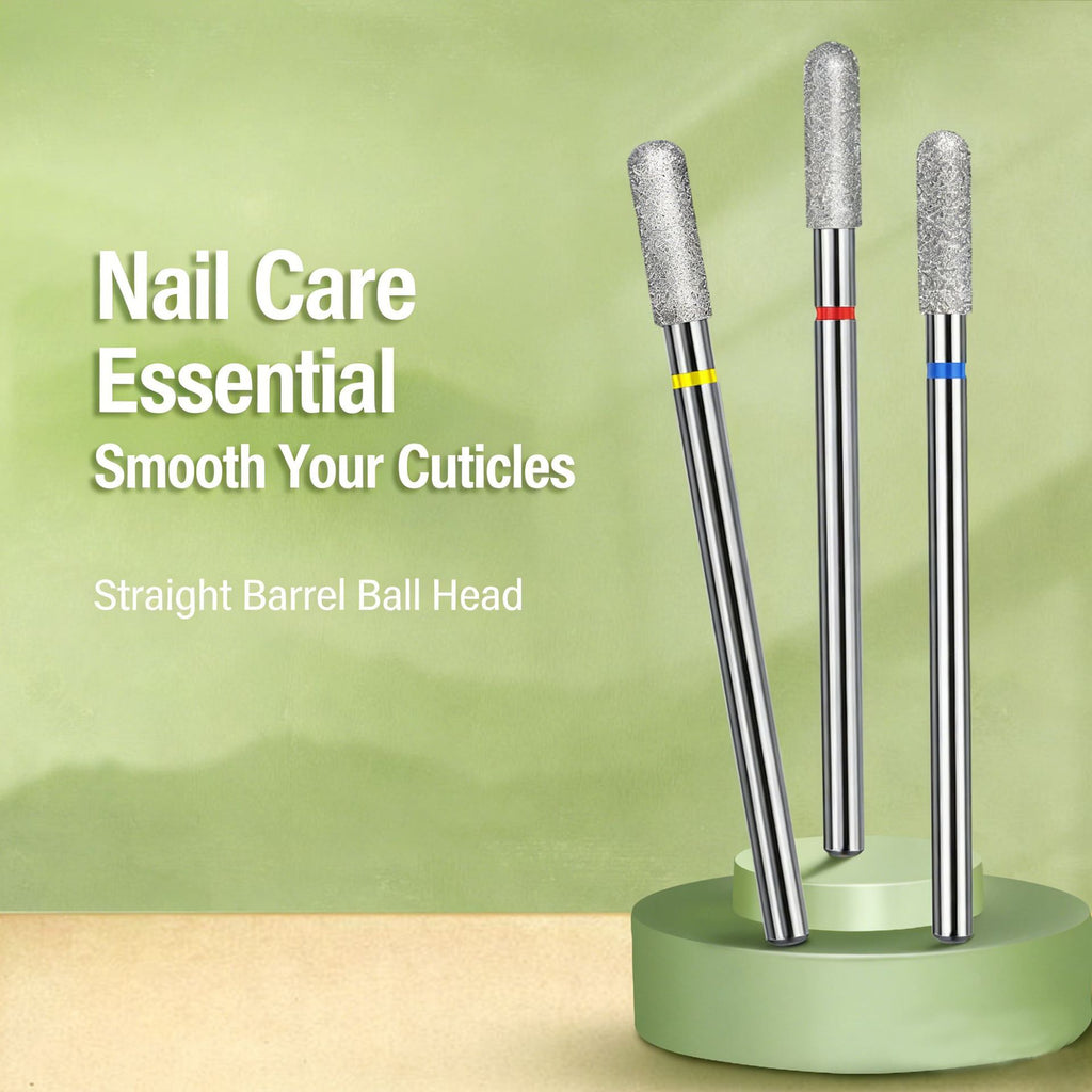 Nail Cylinder Flat Head Grinding Bit Tungsten Steel Nail Treatment and Removal
